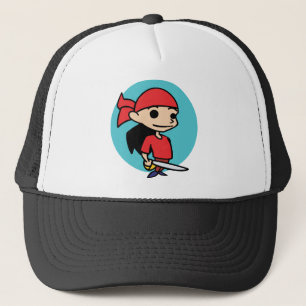 Boné Menina do pirata