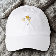 Meninas com Desenho de Flor Minimalista Simples