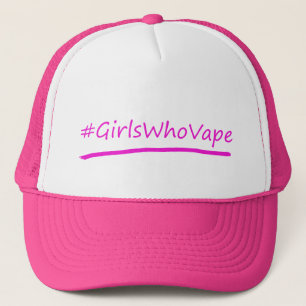 Boné Meninas cor-de-rosa que chapéu de Vape