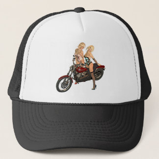 Boné Meninas de motociclista