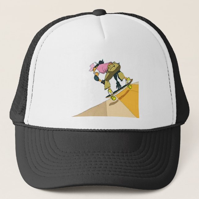 Boné Meninas Skate Também - Chapéu (Frente)