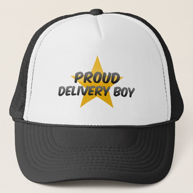 Boné Menino de entrega orgulhoso (Frente)