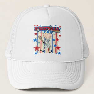 Boné Menino do BASEBOL acima em t-shirt e em presentes