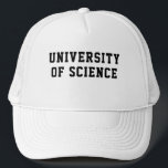 Boné Mens Funny Novelty UNIVERSITY OF SCIENCE T-Shirt<br><div class="desc">Funny Joke Novelty UNIVERSITY OF SCIENCE hats & T-shirts! You will get lots of attention and lots of laughs every time you wear one of our funny novelty gifts. Great for school or college! Funny friendly humor that everyone will enjoy. Order yours today to get the party started!</div>