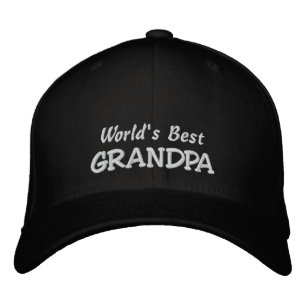 Boné Mensagem curta da Best GRANDPA-Add do mundo!