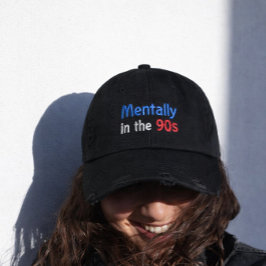 Boné Mentally in the 90s Hat Embroidered Baseball Cap