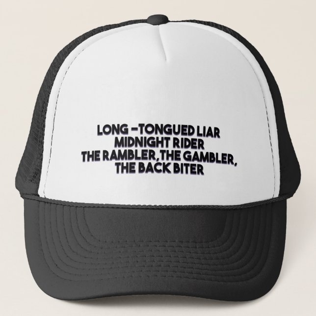 Boné Mentiroso de Língua Comprida (Frente)