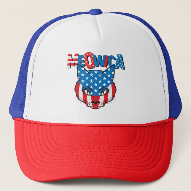 Boné Meowica America Independence Day 1774 4th de julho (Frente)