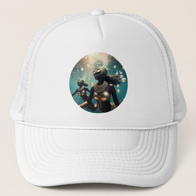 Boné Mergulhadores A Steampunk Para Pérolas (Frente)
