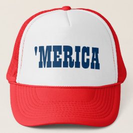 Boné Merica Trucker hat para a festa de 4 de julho
