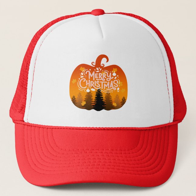 BONÉ MERRY CHRISTMAS PUMPKIN HOLIDAY SEASON (Frente)