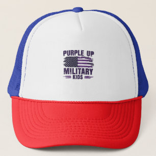Boné Mês de Awreness Militar Roxo