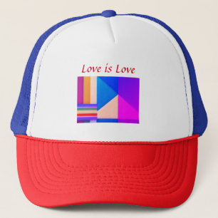 Boné Mês do orgulho gay LGBTQ amor colorido adicionar n