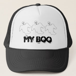 Boné Meu Boo Halloween Spooky Ghost Trick-or-Treat