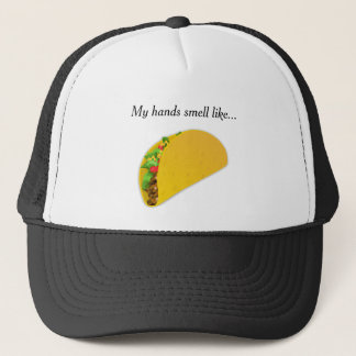 Boné Meu cheiro das mãos gosta do tacos