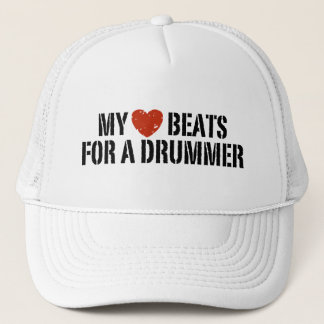 Boné Meu coração bate por um baterista