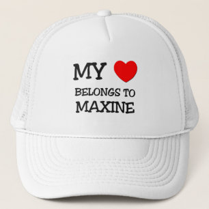 Boné Meu coração pertence a MAXINE