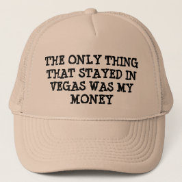 Boné meu dinheiro permanecido em vEGAS