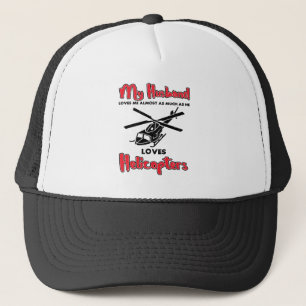 Boné Meu Marido Adora Helicópteros Pilotos Engraçados