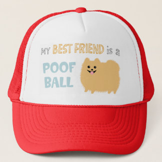 Boné Meu Melhor Amigo é uma BOLHA DE PO - Pomerânia Fof