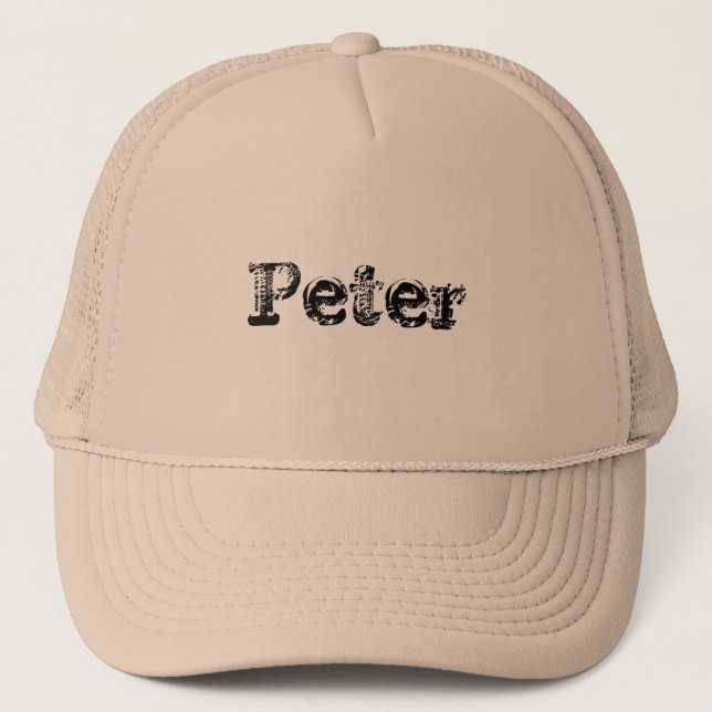 Boné Meu nome é Peter (Frente)