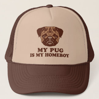 Boné Meu Pug é meu Ficar em casa