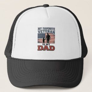 Boné Meu Veterano Favorito é Meu Pai Camisa Patriótica