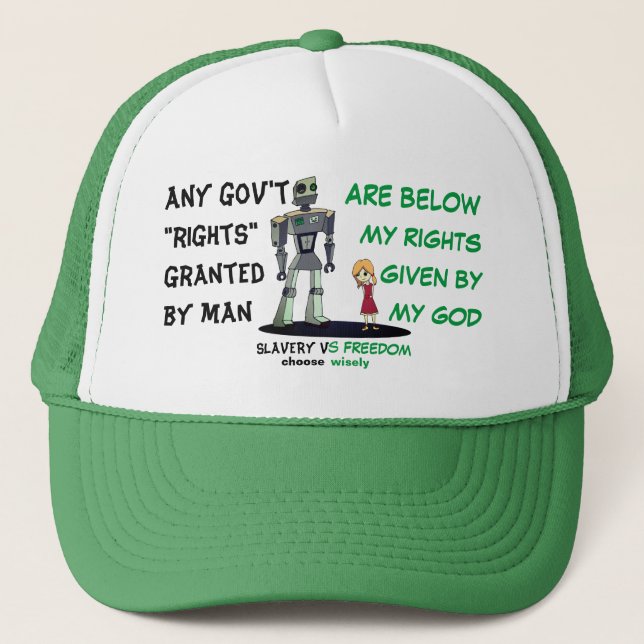 Boné Meus direitos Trucker Hat (Frente)