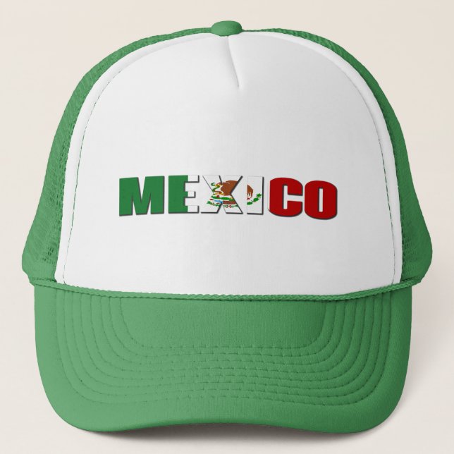 Boné México Orgulho Trendy Autêntico Espírito Mexicano (Frente)