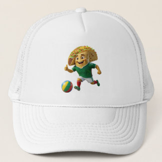 Boné Mexico Soccer Taco Mascot Hat - Funny Mexican Food