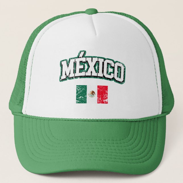 Boné México Vintage Flag (Frente)