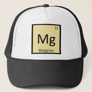 Boné Mg - Química da Margarina Símbolo da Tabela Periód