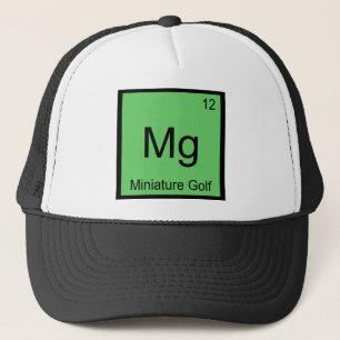 Boné Mg - Símbolo de Elemento de Química Engraçado d