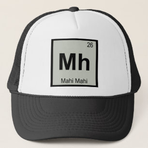 Boné Mh - Mahi Mahi Símbolo da Tabela Periódica Química