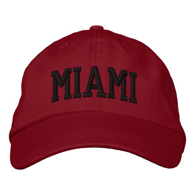 BONÉ MIAMI BEACH FLORIDA HAT USA LBI ROUPA (Frente)