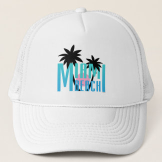 Boné Miami Beach, Flórida Logotipo Palm Legal Hat Ajust