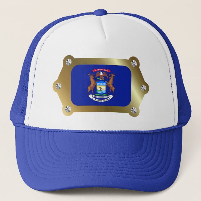 Boné Michigan incriminou Flag Hat (Frente)