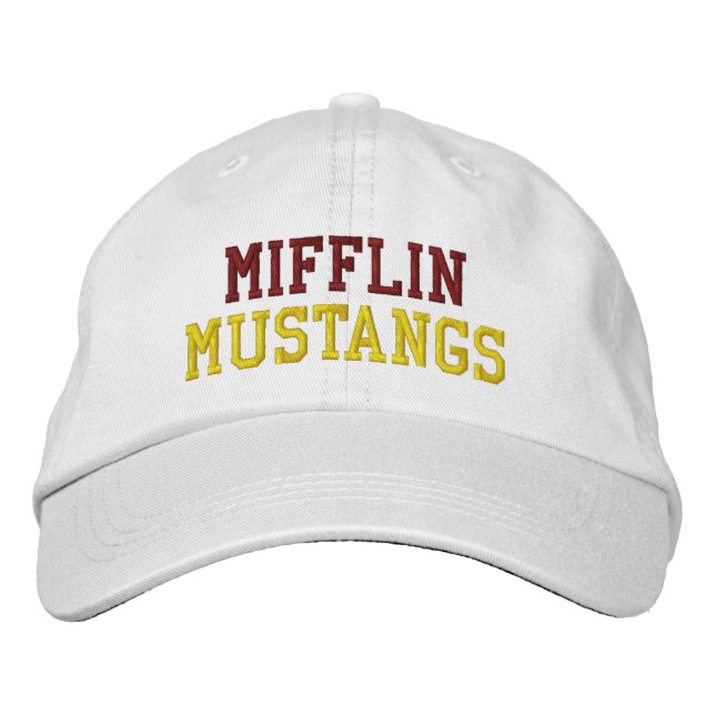 BONÉ MIFFLIN MUSTANGS EMBROIDERED BASEBALL CAP (Frente)