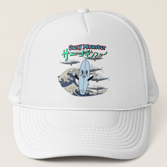 Boné Mikitiez surf windsurf monster mint japanesewave (Frente)