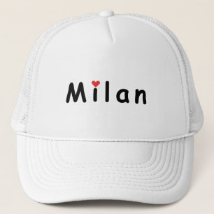 Boné Milano Milão Itália Eu amo Milão