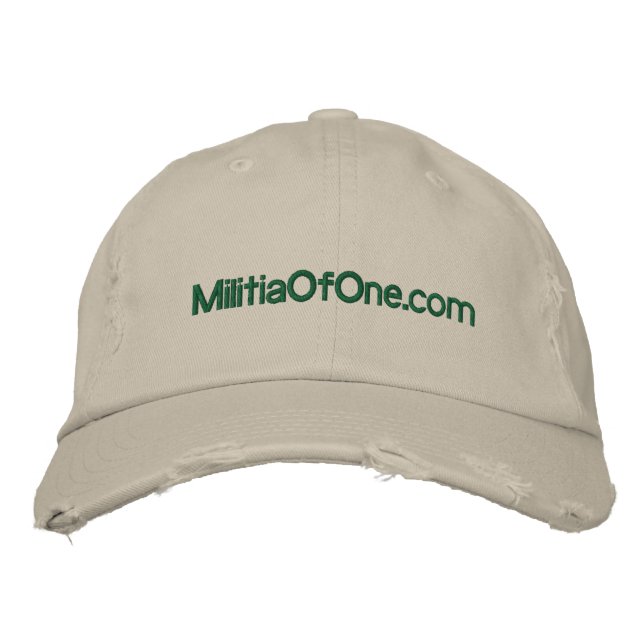 Boné MilitiaOfOne.com Hat (Frente)