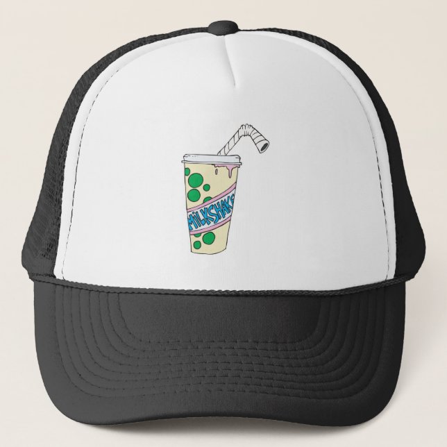 Boné milkshake de morango (Frente)