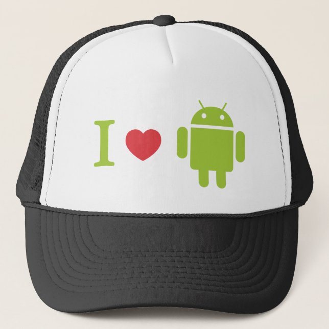 Boné Mim Android do coração (Frente)