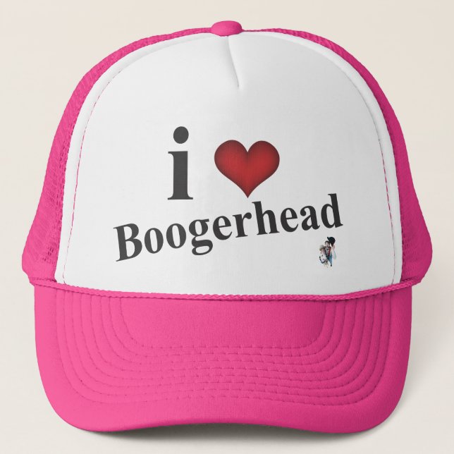 Boné mim boogerhead do coração (Frente)