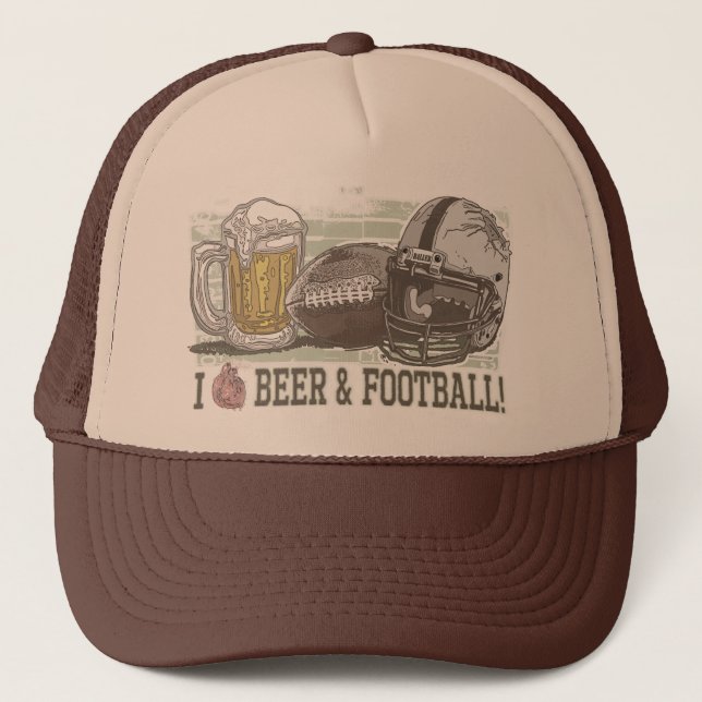 Boné Mim cerveja e futebol do coração (Frente)