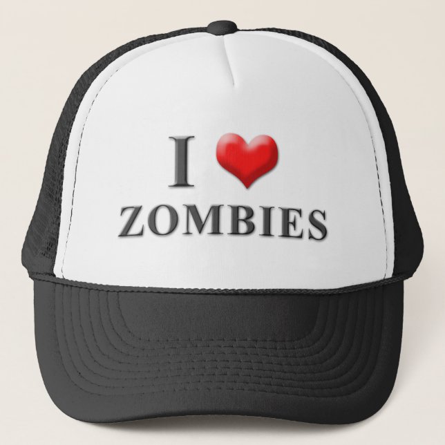 Boné Mim chapéu 001 dos zombis do coração (Frente)