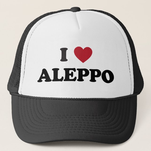 Boné Mim coração Aleppo Syria (Frente)