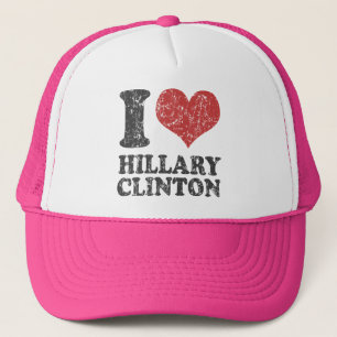 Boné Mim coração Hillary Clinton retro