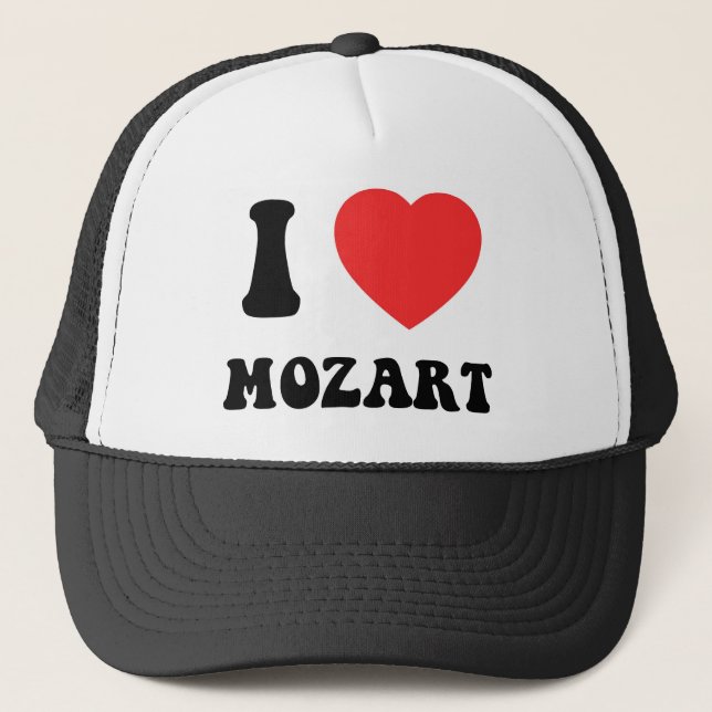 Boné Mim coração Mozart (Frente)