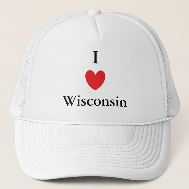 Boné Mim coração Wisconsin (Frente)